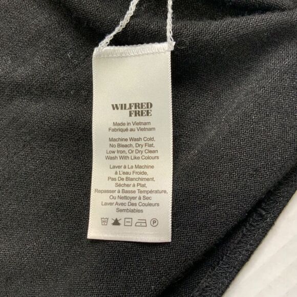 WILFRED FREE Rayon Poly Spandex Blend Knit Mini Dress / Tunic w/Pockets Sz XS - Picture 9 of 10